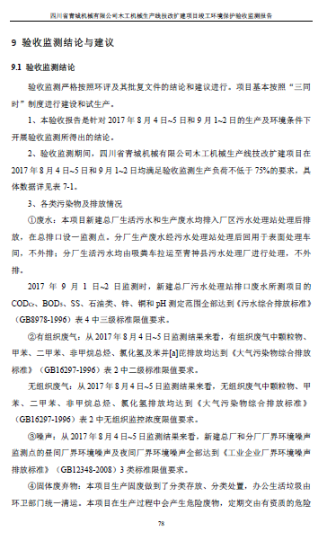 建设项目竣工环境保护验收监测报告附件1