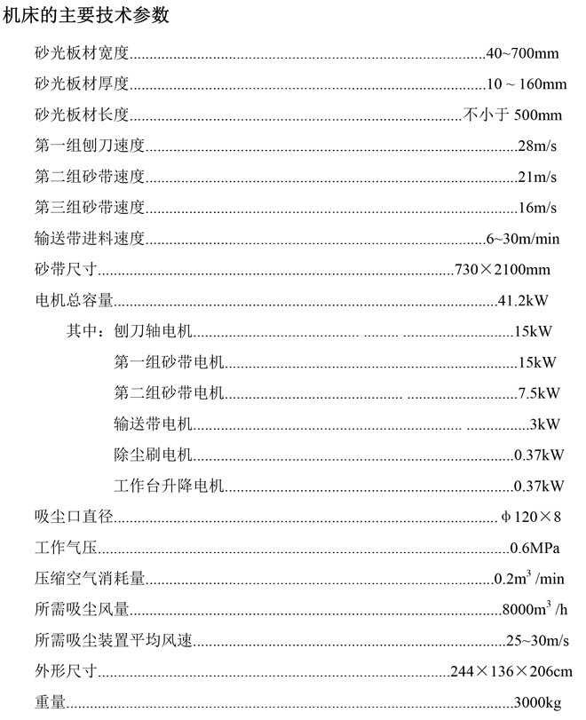 SPR-RP700 刨木砂光机